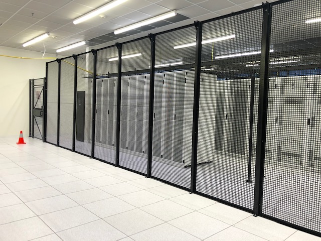 Image of Data center partition provided by Folding Guard
